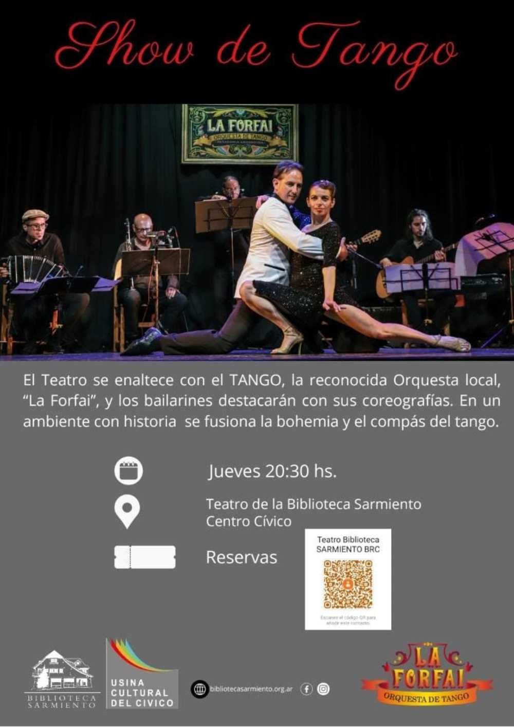 En coproducción, la Usina Cultural del Cívico y la orquesta La Forfai presentan 