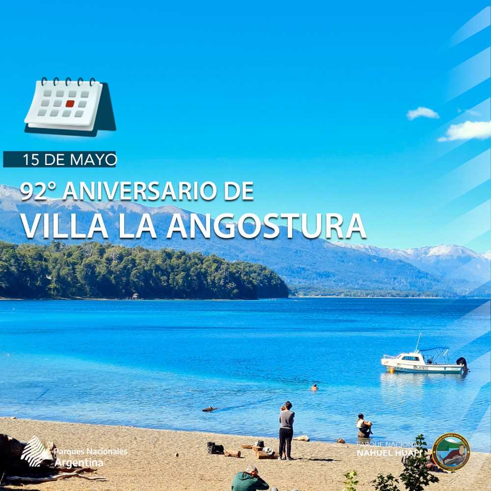 15 de mayo – 92° Aniversario de Villa la Angostura
