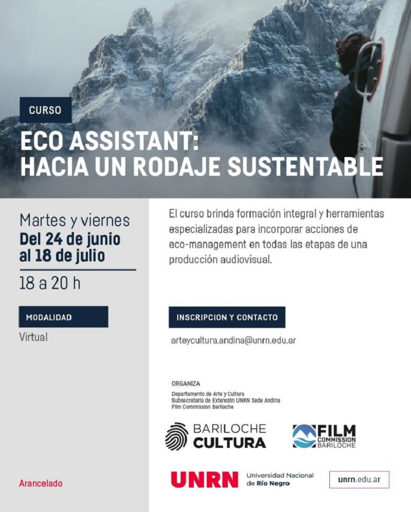 Rodajes que cuidan el planeta: llega el curso virtual “Eco Assistant”
