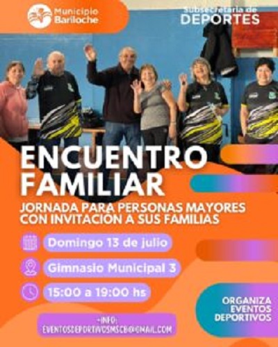 El deporte y el afecto se unen en un Encuentro Familiar para personas mayores
