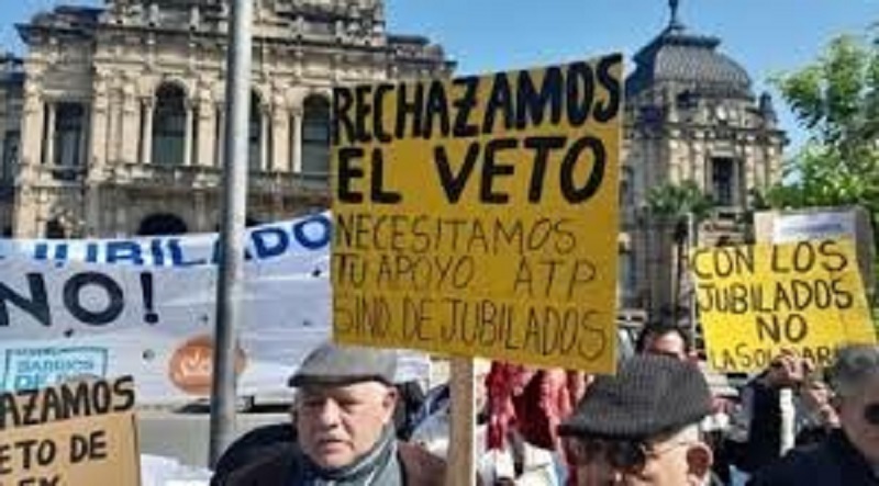 García Larraburu repudió el veto presidencial: “Se castiga a los más vulnerables del país”