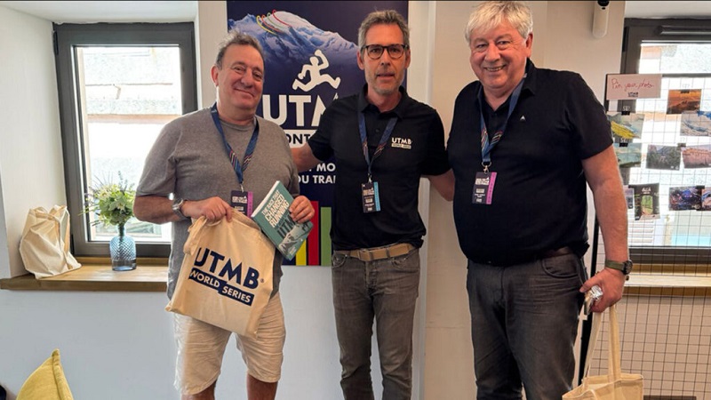 Cortés y Herrero avanzan en la organización del Ultra Trail de Bariloche con el director de UTMB