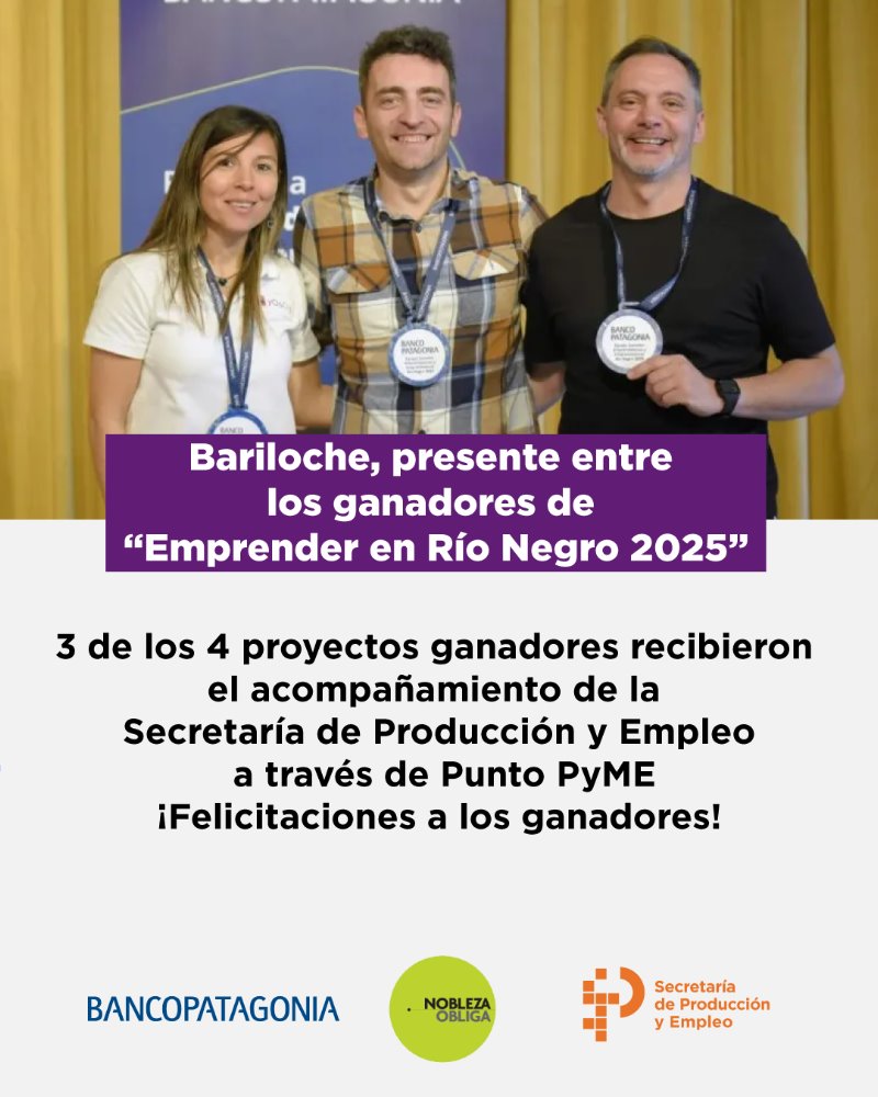 Éxito Emprendedor: “Emprender en Río Negro” Anuncia Ganadores 2025 y Cosecha Frutos del 2024