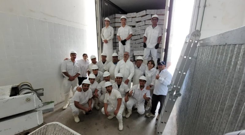 Río Negro concretó primer envío de carne ovina de la zafra desde Región Sur