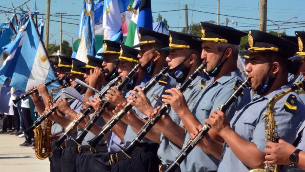 Mujeres en la Banda de Música de la Policía