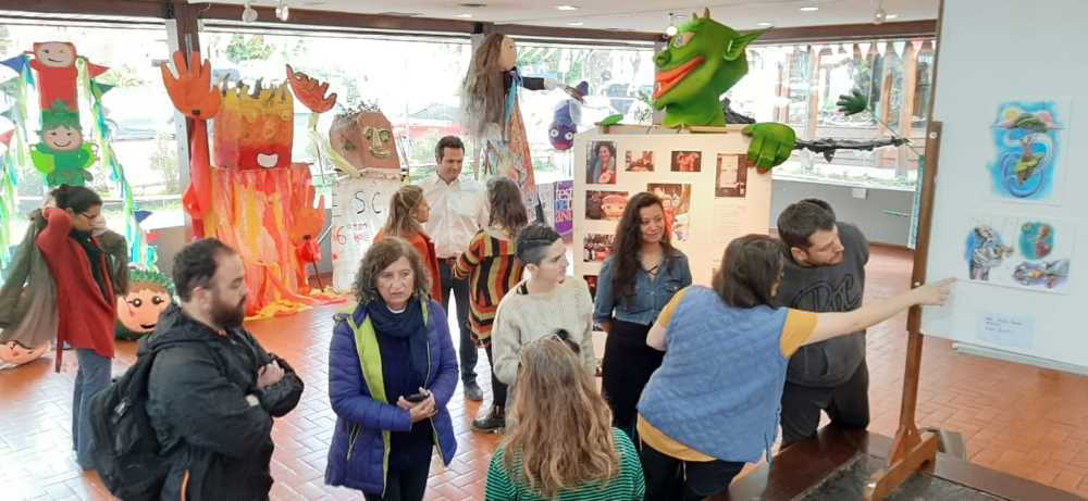 Se inauguró la Muestra de Gigantes Andariegos