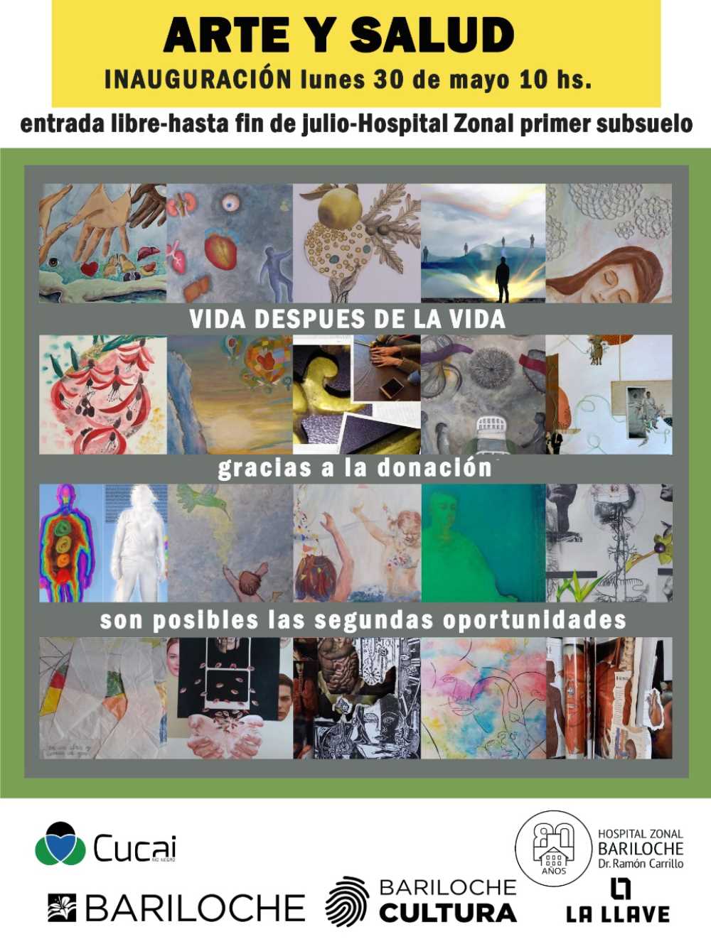 ”Arte y Salud”: Artistas locales exponen en el Hospital