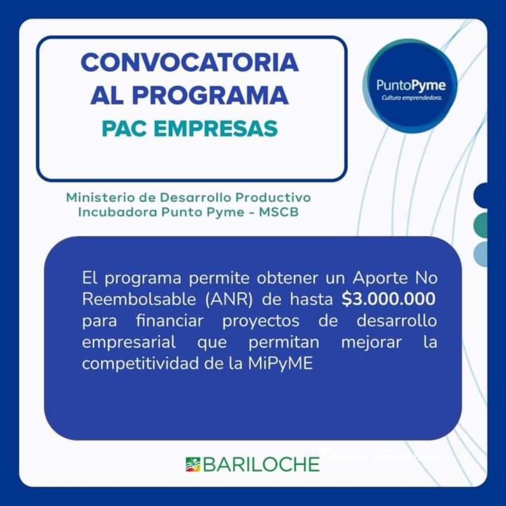 Convocatoria “PAC Emprendedores 2022” del Ministerio de Desarrollo Productivo