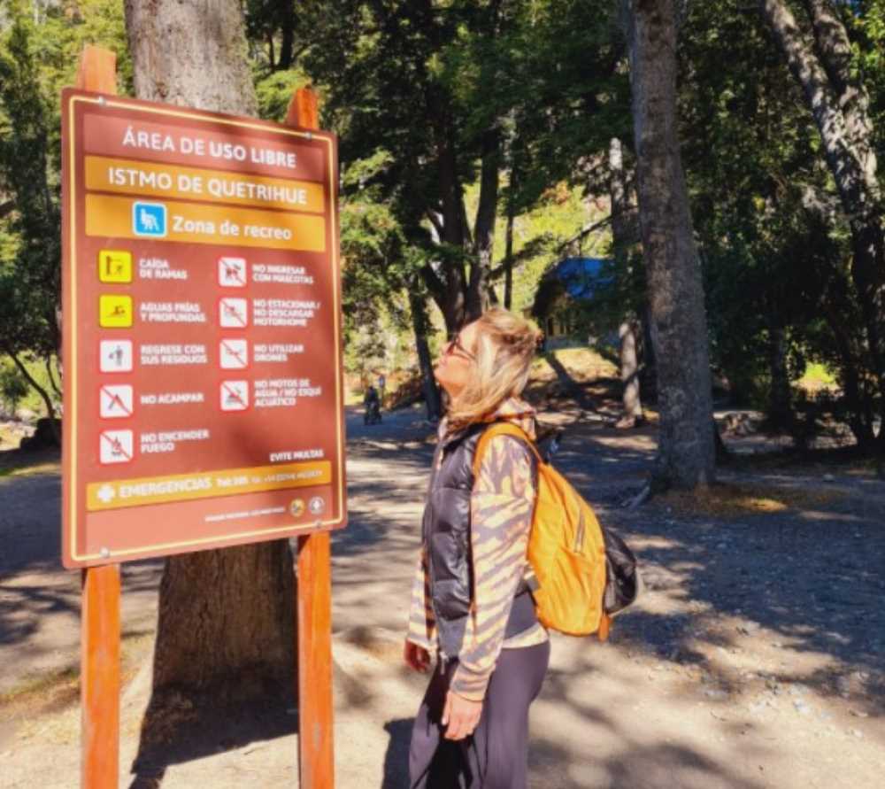 Sendero de Península Quetrihué habilitado para bicicletas 