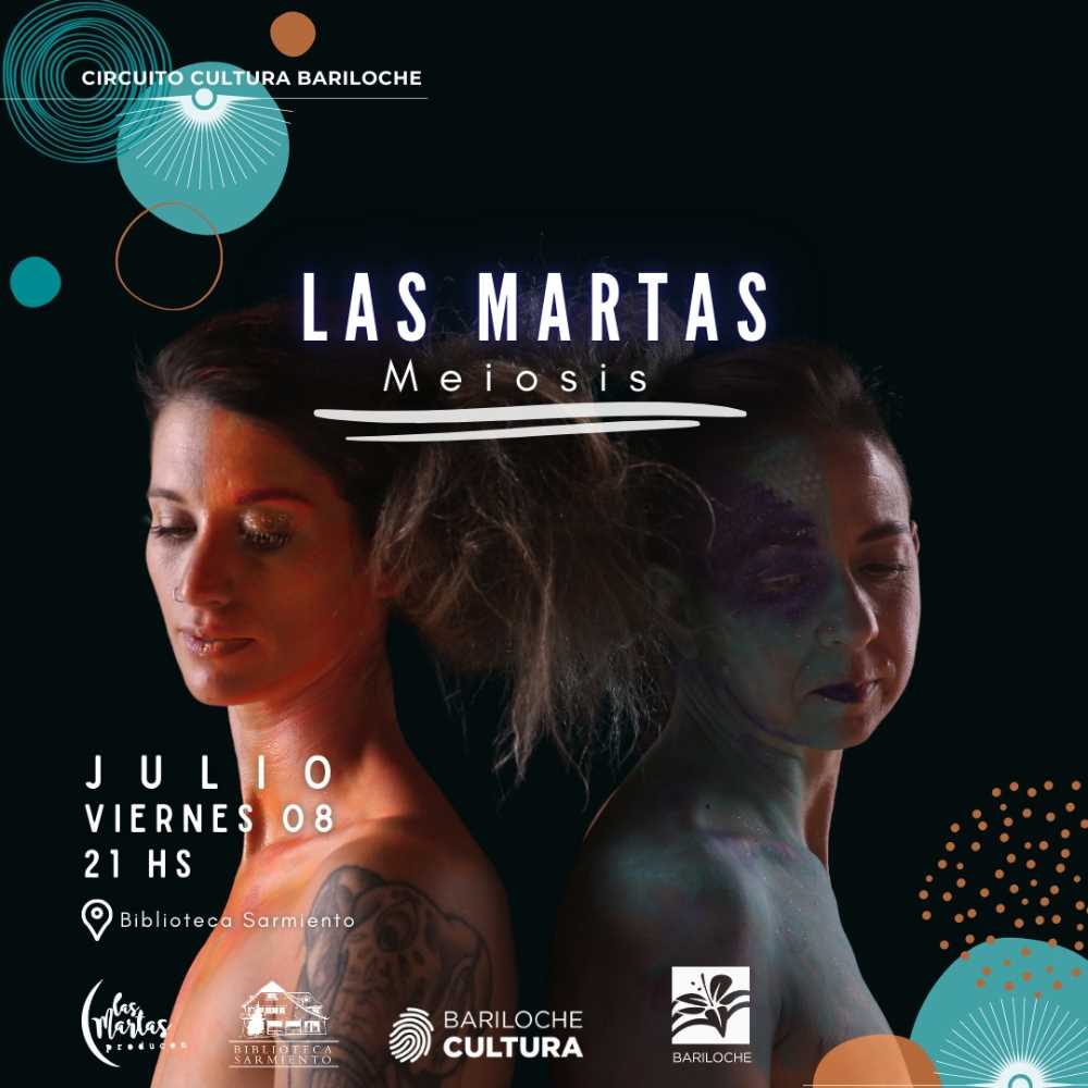 “MEIOSIS” de Las Martas, este viernes en la Biblioteca Sarmiento