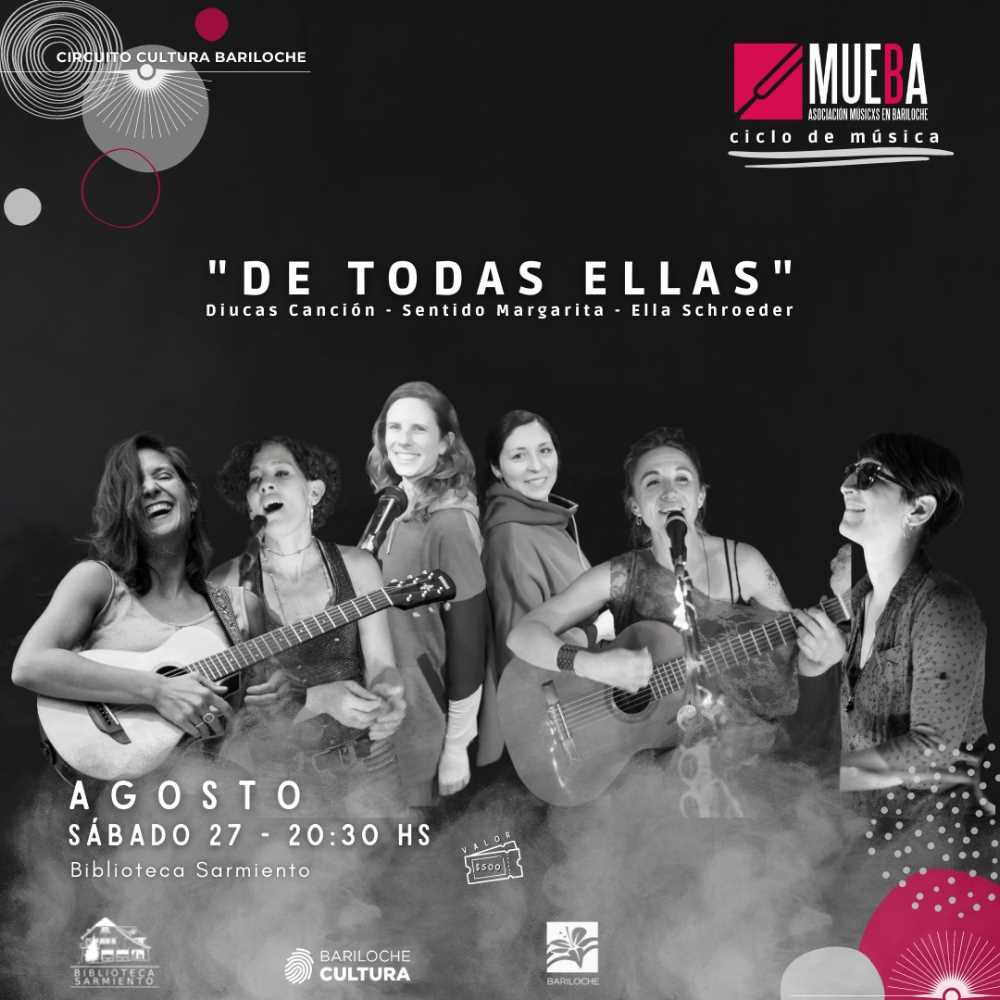 Este sábado 27 continúa el ciclo de música MUEBA en la Biblioteca Sarmiento