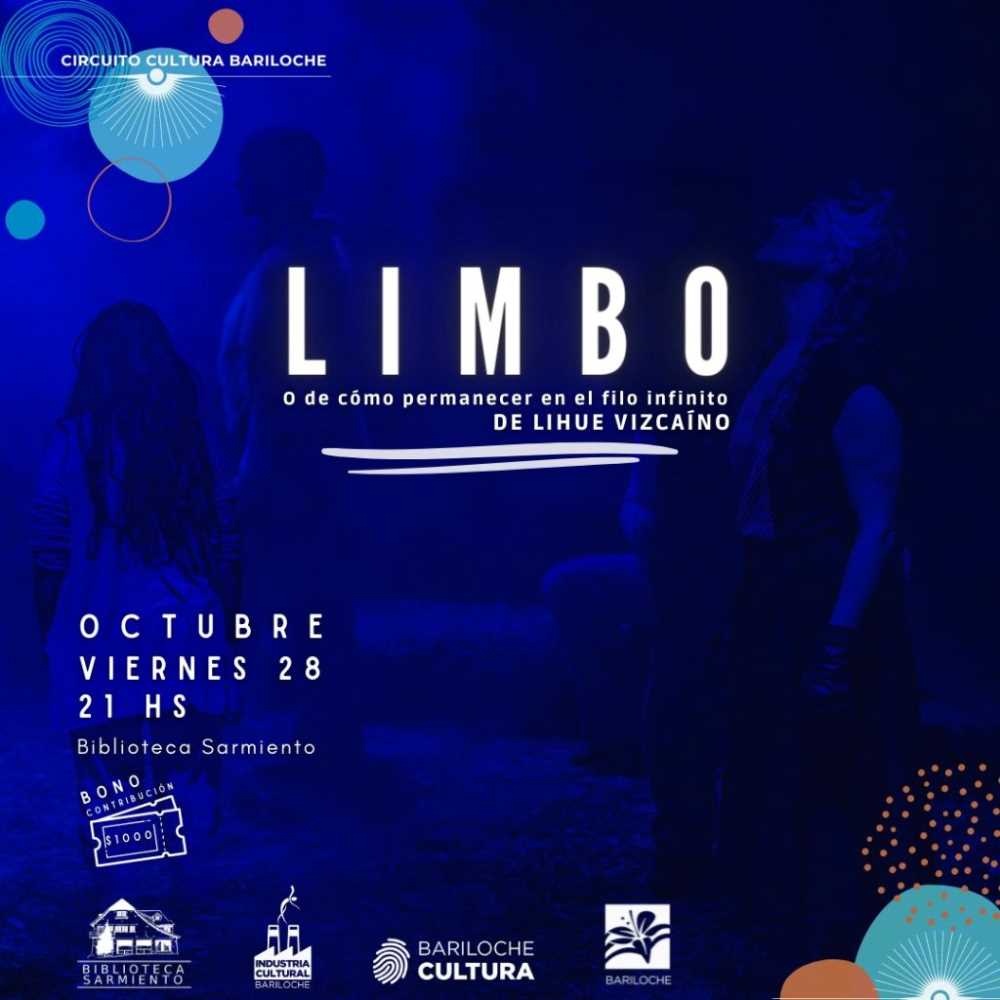 “Limbo. O de cómo permanecer en el filo infinito” se presenta este viernes 28 de octubre a las 21hs en la Biblioteca Sarmiento