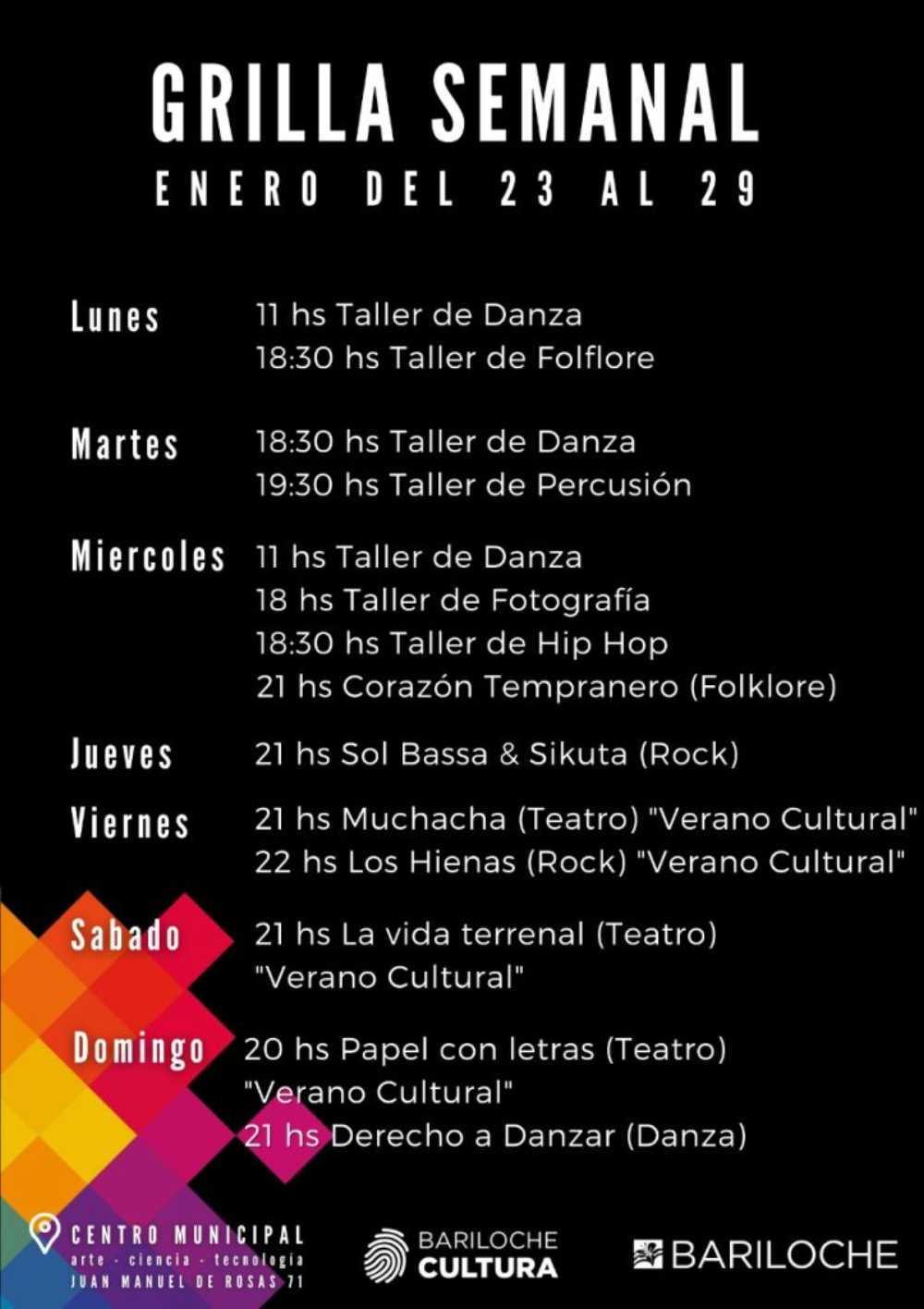 Semana colmada de actividades en el Centro Municipal de Arte, Ciencia y Tecnología