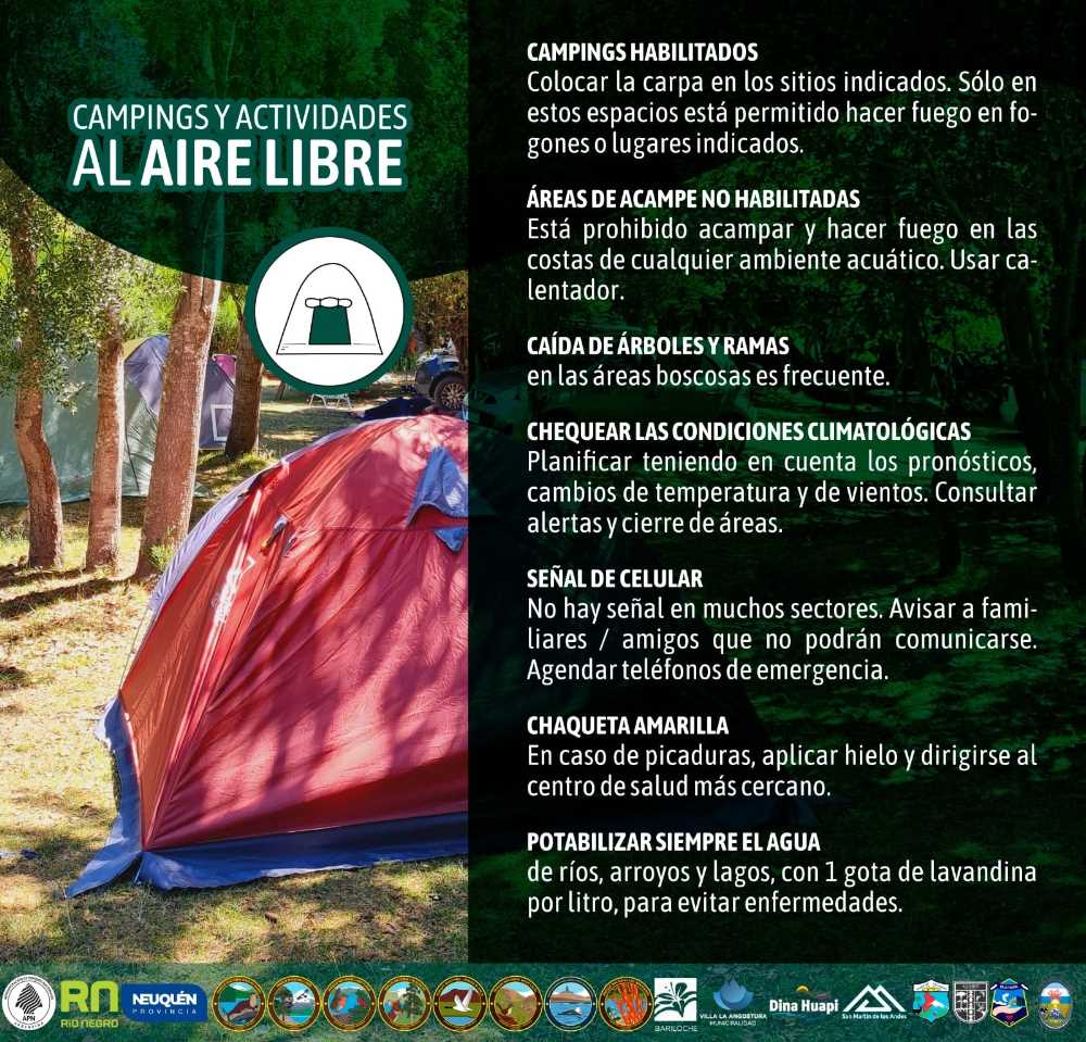 Campings y actividades al aire libre