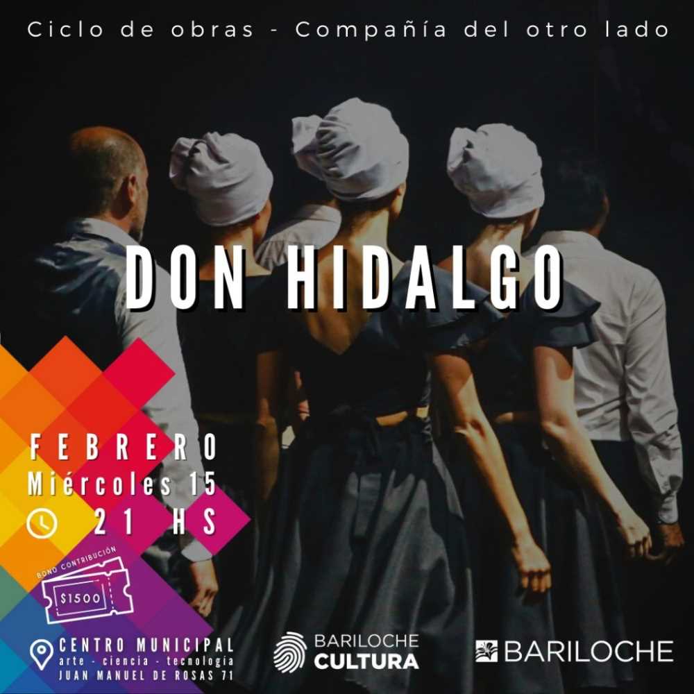 El próximo miércoles 15 de febrero se presenta Don Hidalgo – Obra de danzas de Silvana Grill