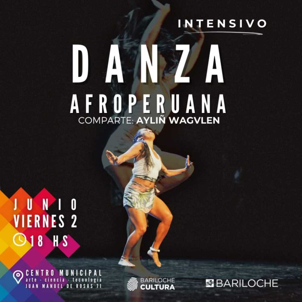 Intensivo de Danzas Afroperuanas el próximo 2 de junio en el Centro Municipal de Arte, Ciencia y Tecnología