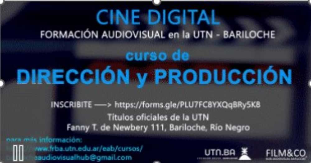 Cursos de Formación Audiovisual en la UTN – Bariloche