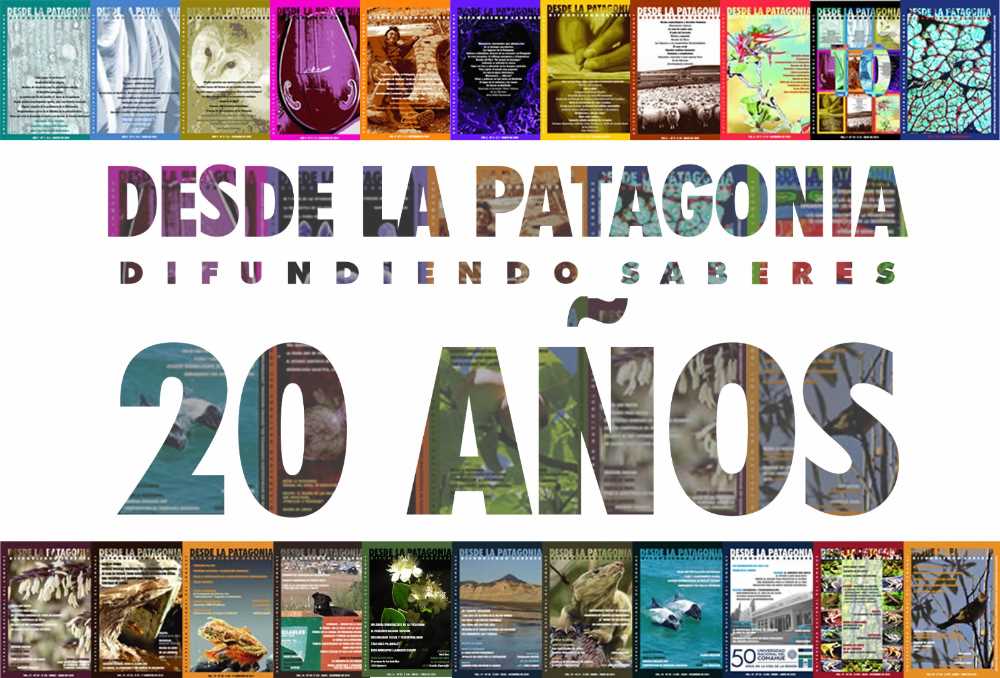 Felicitaciones de la Revista “Desde la Patagonia difundiendo saberes” por sus 20 años de trayectoria. 