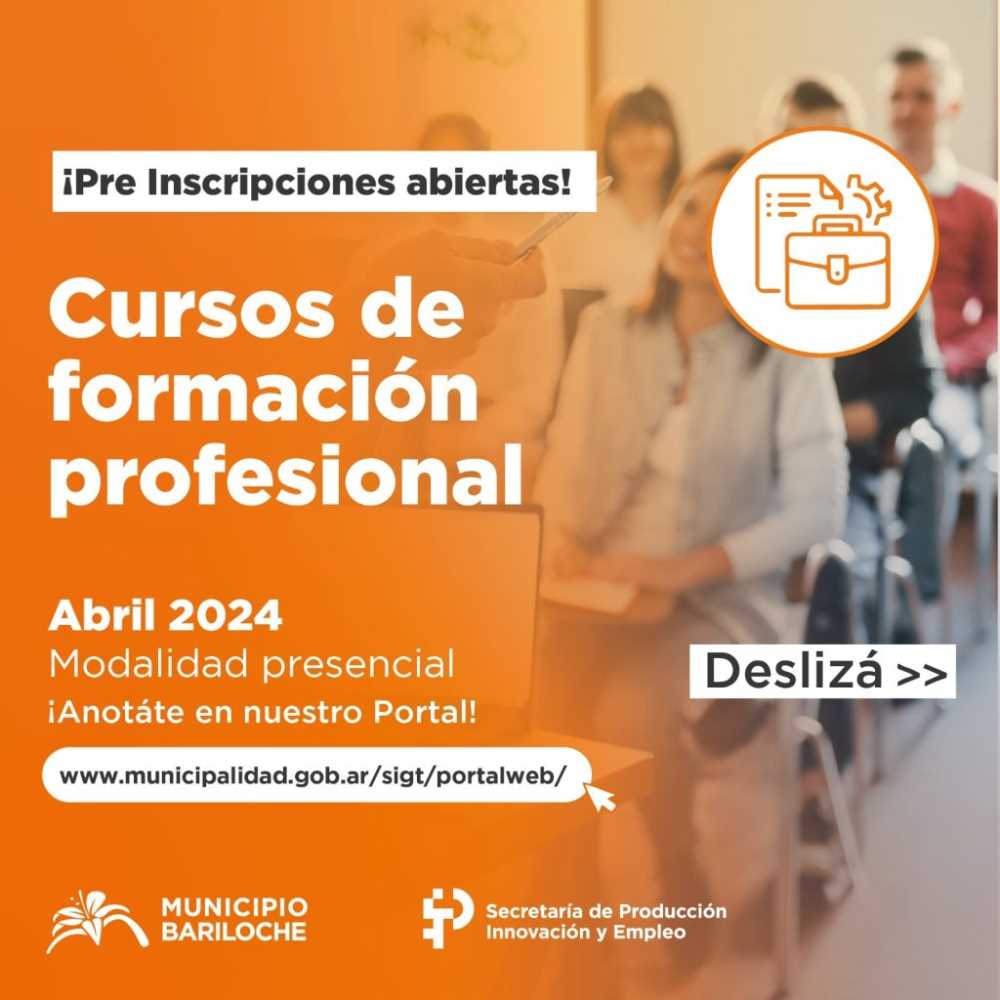 Inician las inscripciones para Formación Profesional Municipal