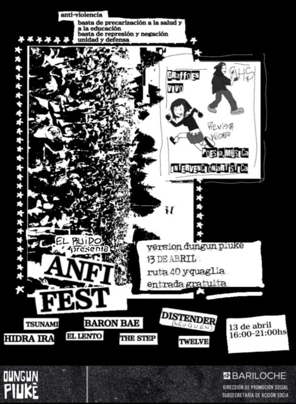 Llega el “Anti-Fest” a la sala Dengun Piuke