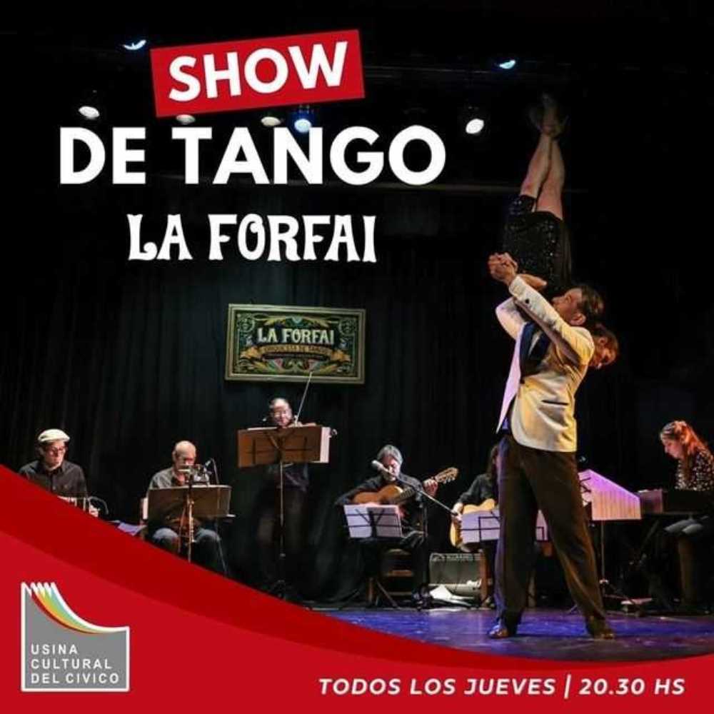 Show de Tango con La ForFai y Dúo de Bailarines.
