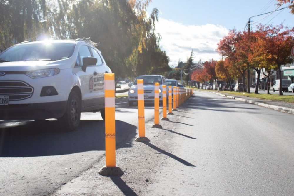 Tránsito y Transporte sigue con los trabajos de demarcación