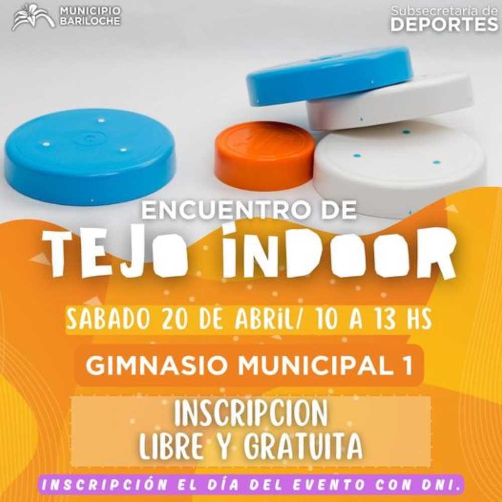 Gran Encuentro de Tejo Indoor, este sábado en el Gimnasio Municipal Nº1