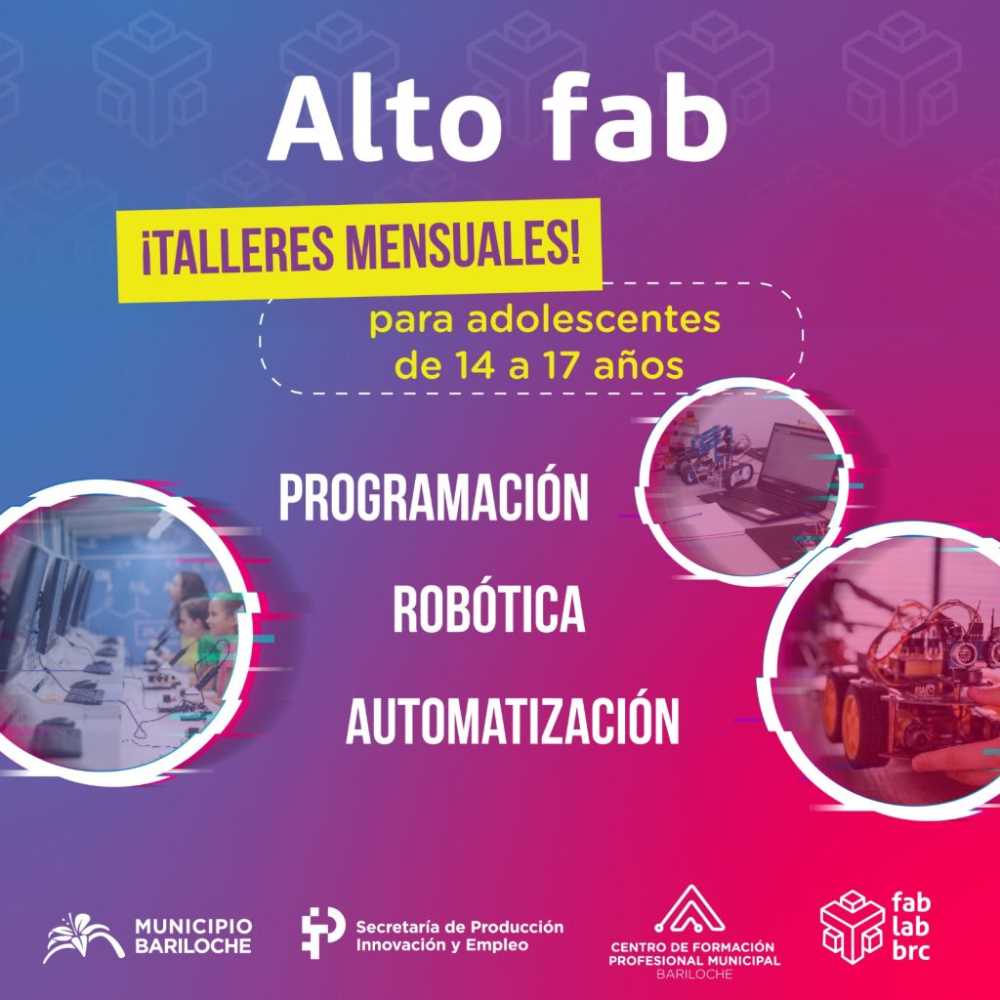 Invitan a los Talleres de Programación y Robótica para adolescentes