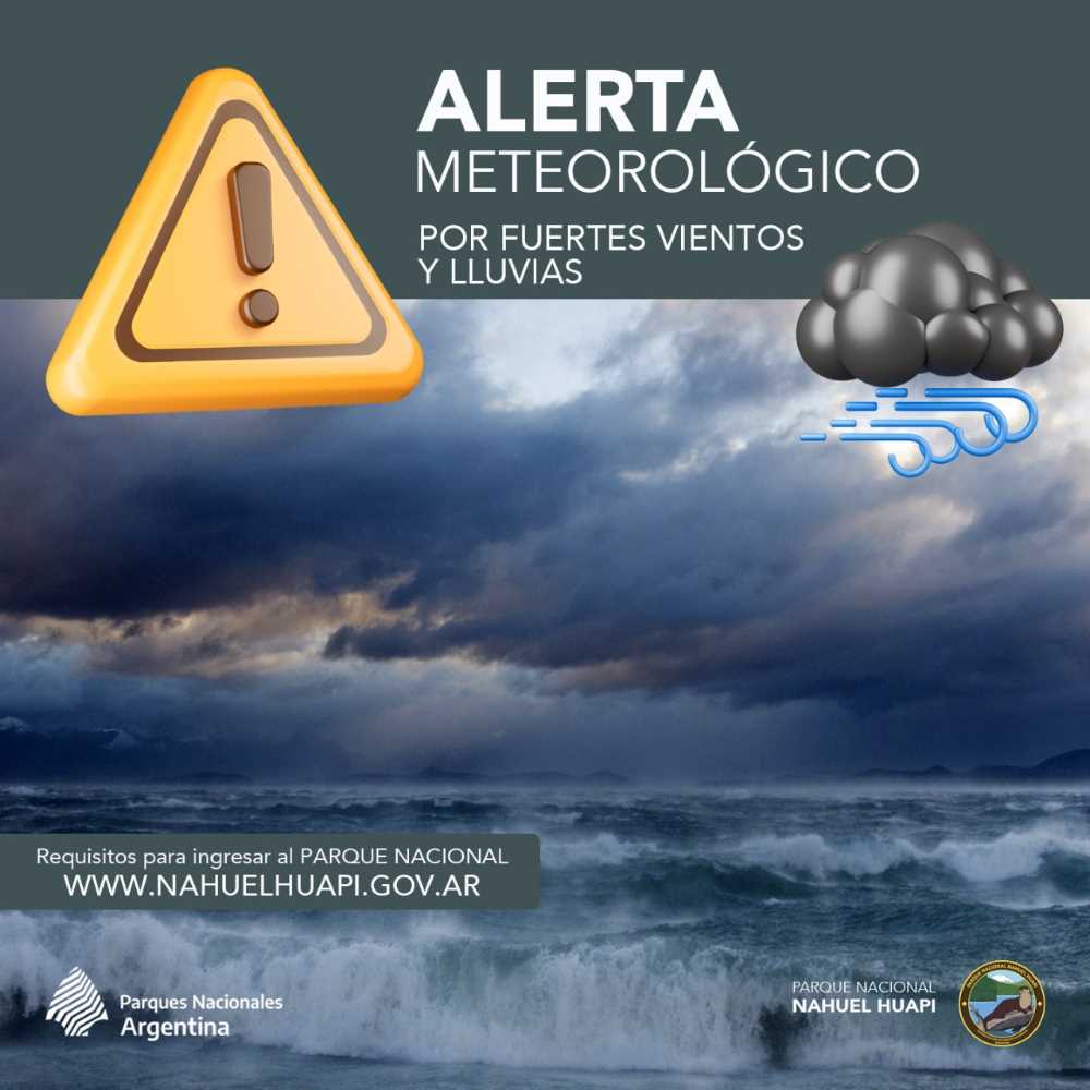 Alerta meteorológico por viento y lluvia para los próximos días