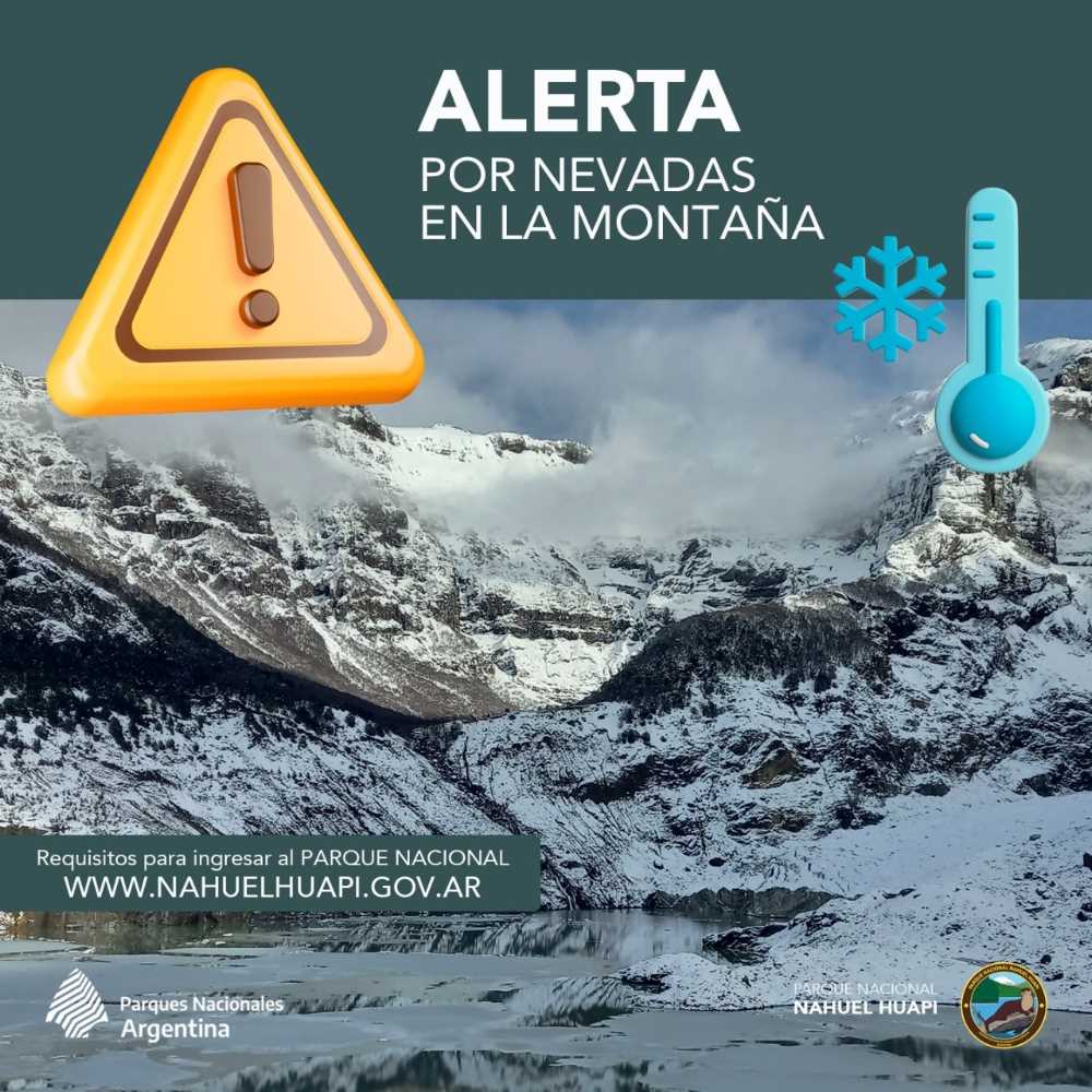 Alerta por nevadas en montaña para los próximos días