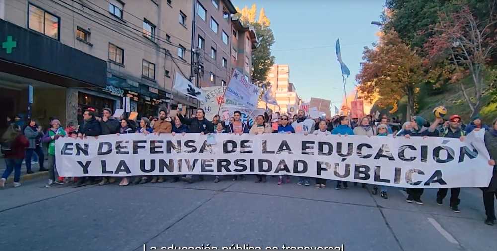 Bariloche testigo de la defensa a la universidad pública