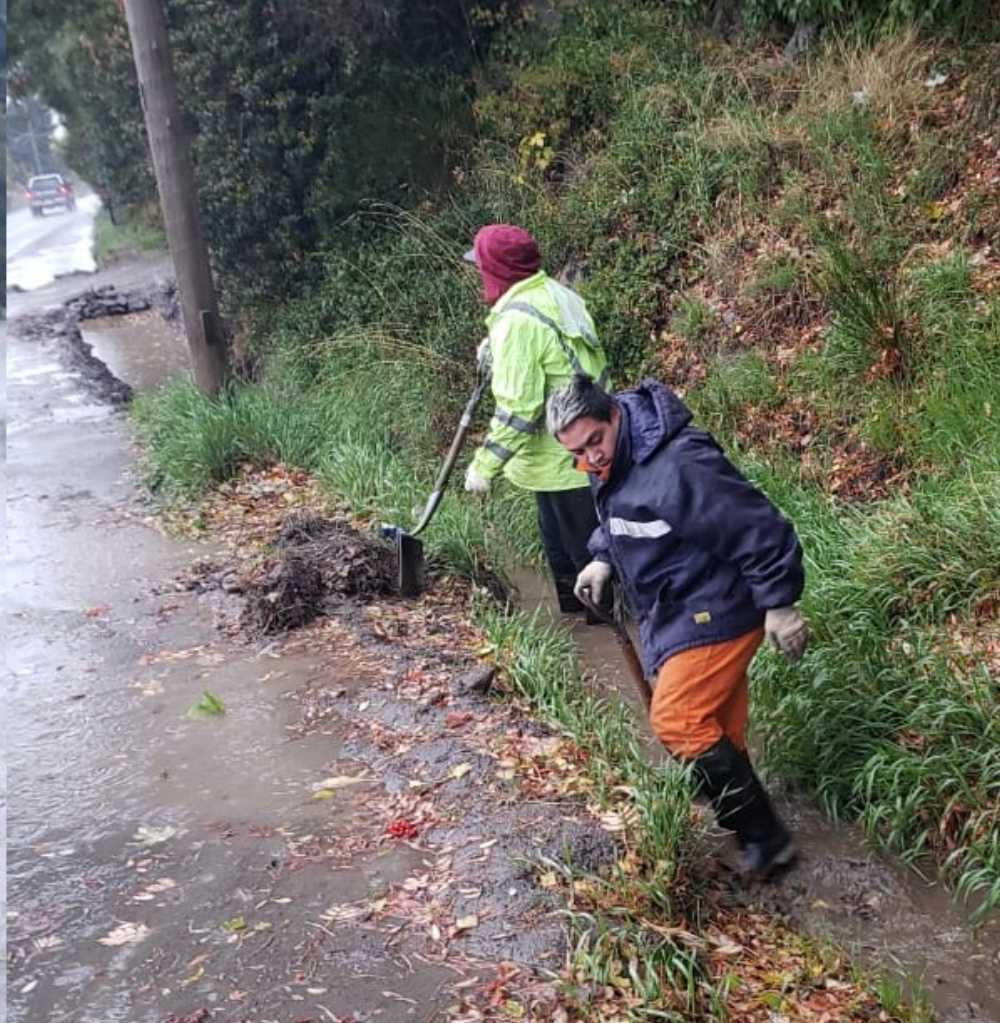 El Municipio trabaja en medio de la contingencia climática y atendiendo emergencias