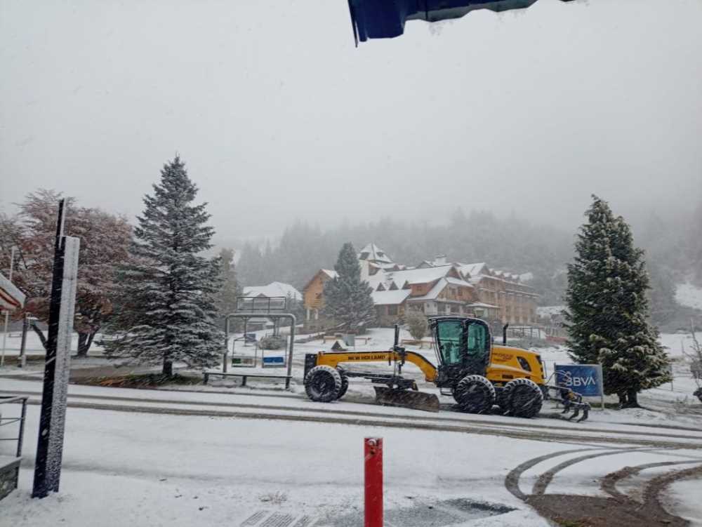 Trabajos de la Delegación Cº Catedral ante la nevada