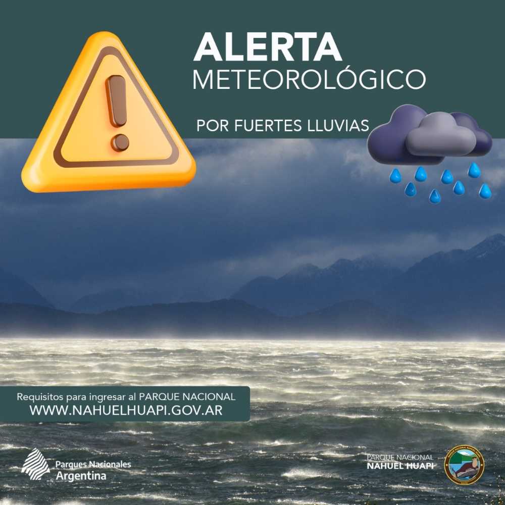 Alerta meteorológico para el Viernes 3