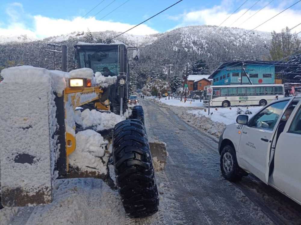 Delegación Catedral sigue trabajando ante la gran cantidad de nieve