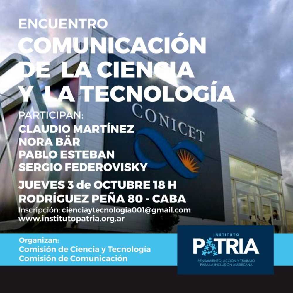 Encuentro sobre Comunicación de la Ciencia y la Tecnología