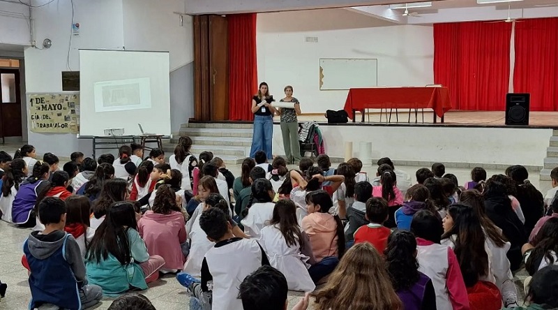 El DPA promueve la gestión integral del agua en escuelas de Río Negro