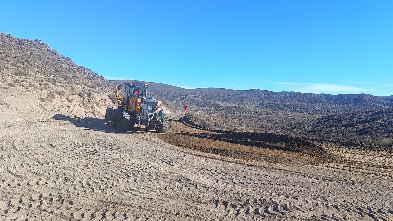 Vialidad Nacional avanza con las tareas de conservación en la zona cordillerana y línea sur