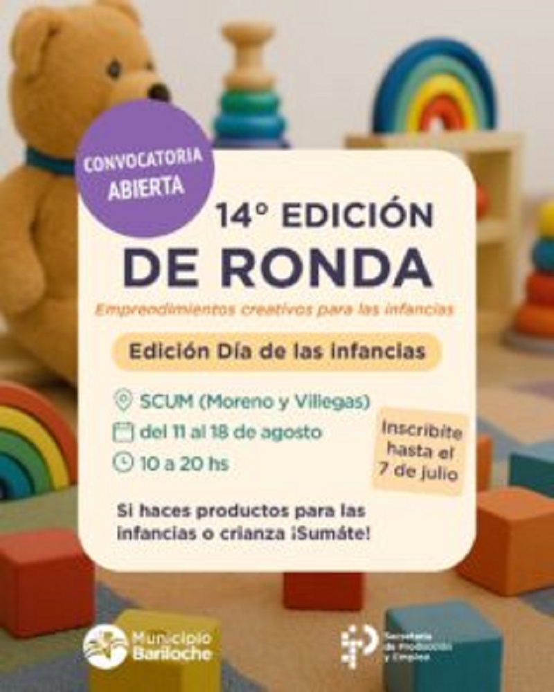 14° Edición de “Ronda”; Emprendimientos Creativos para las Infancias – Edición Día de las Infancias