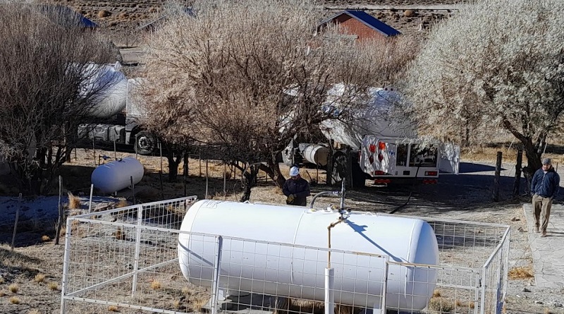 Comenzó el cronograma de recargas de garrafones de julio en Río Negro