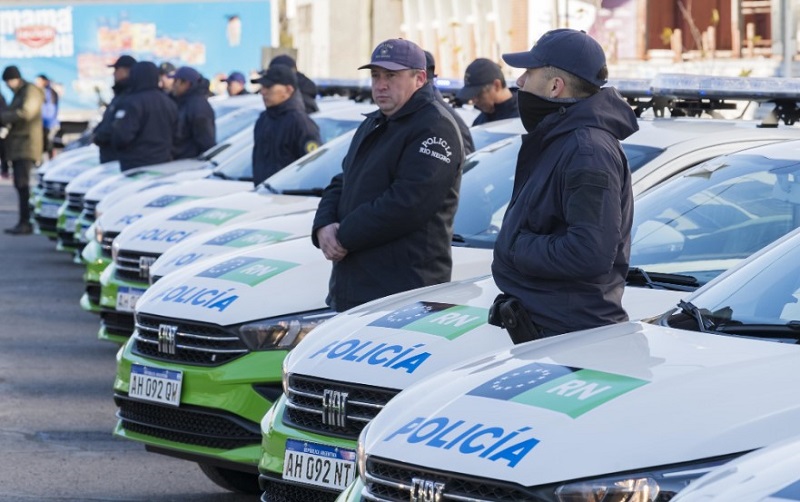 La Policía de Río Negro sumó 40 nuevos patrulleros y 12 motos