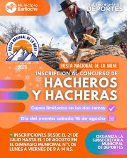 El espíritu de la montaña se enciende: ¡Inscribite al tradicional Concurso de Hacheros y Hacheras!
