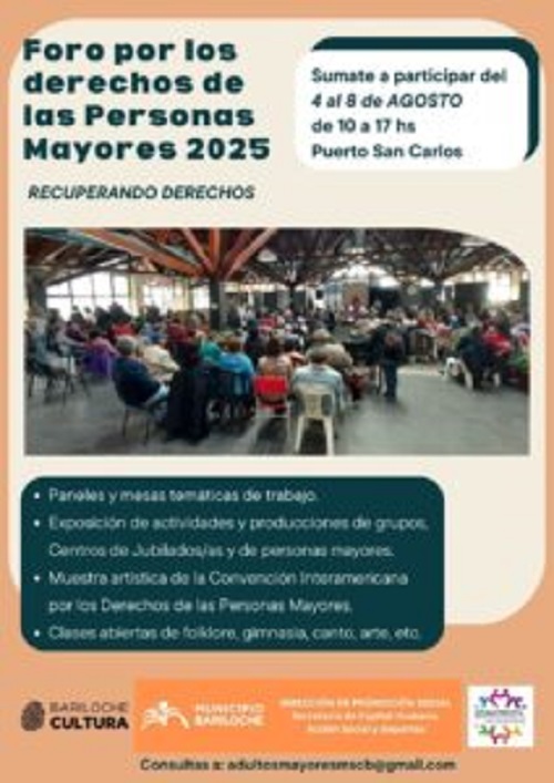 Foro por los Derechos de las Personas Mayores 2025: “Recuperando Derechos”