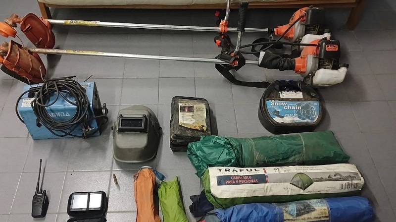 La Policía recuperó elementos robados tras un allanamiento en Bariloche
