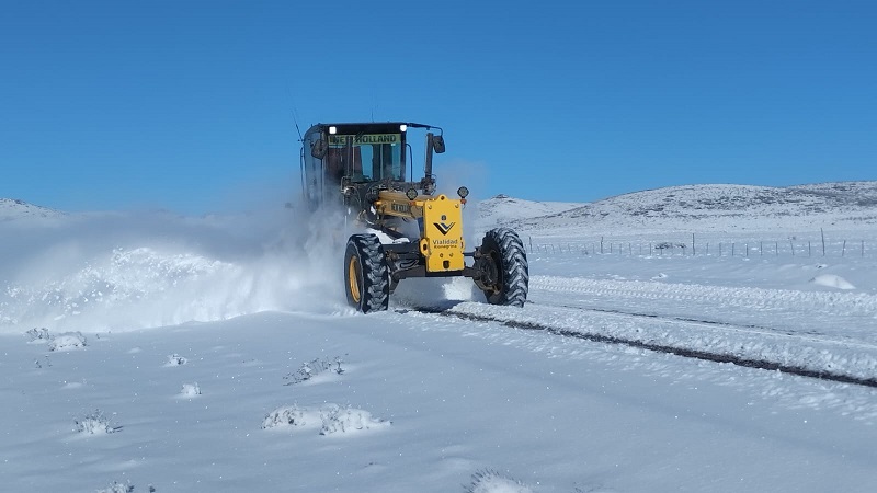 Operativo Invierno: fuerte trabajo de Vialidad para mantener rutas seguras