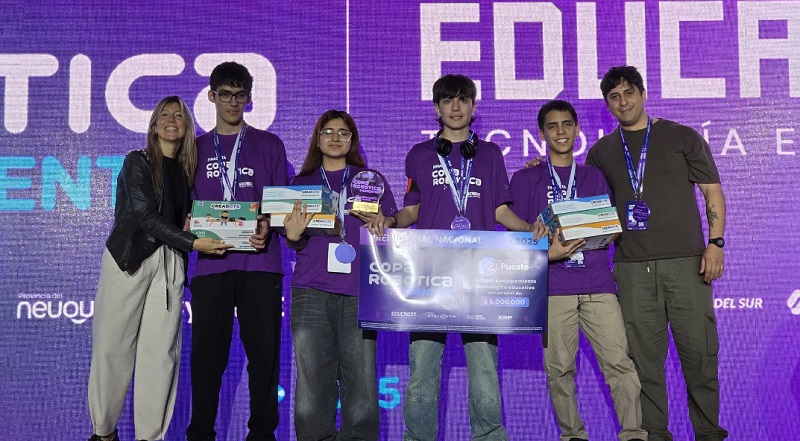 Gran participación de estudiantes de Río Negro en la Copa Robótica