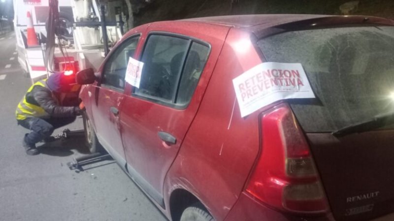 Intensos controles de tránsito durante el fin de semana en Bariloche