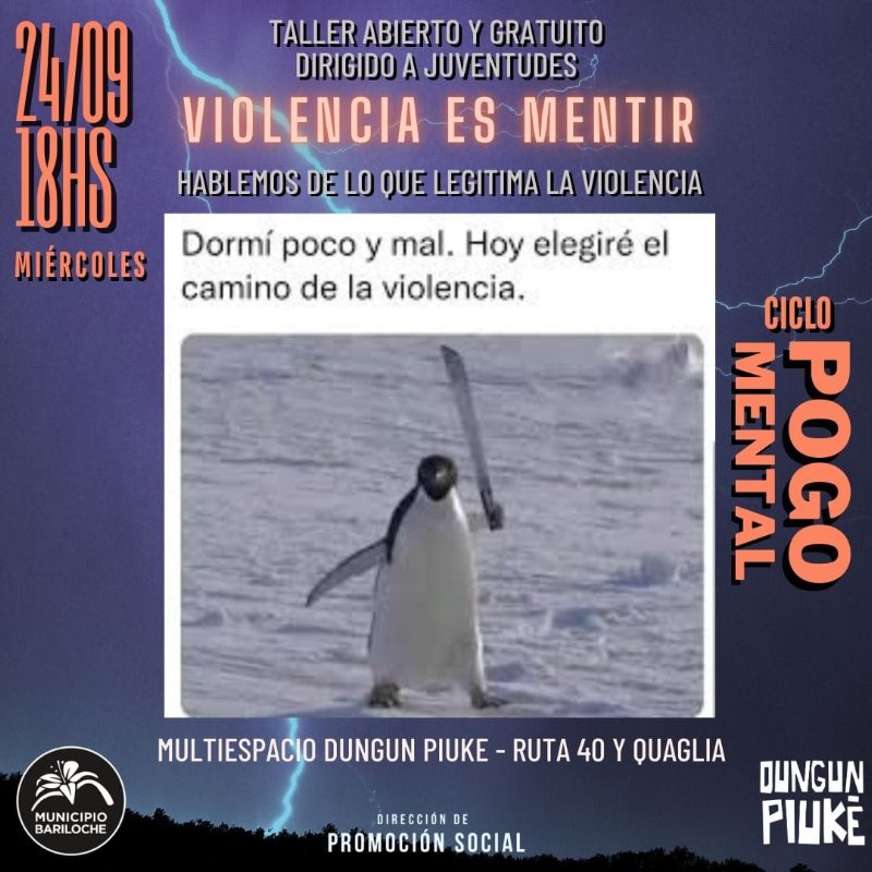 “Violencia es mentir”: juventudes debaten en un nuevo encuentro del Ciclo Pogo Mental