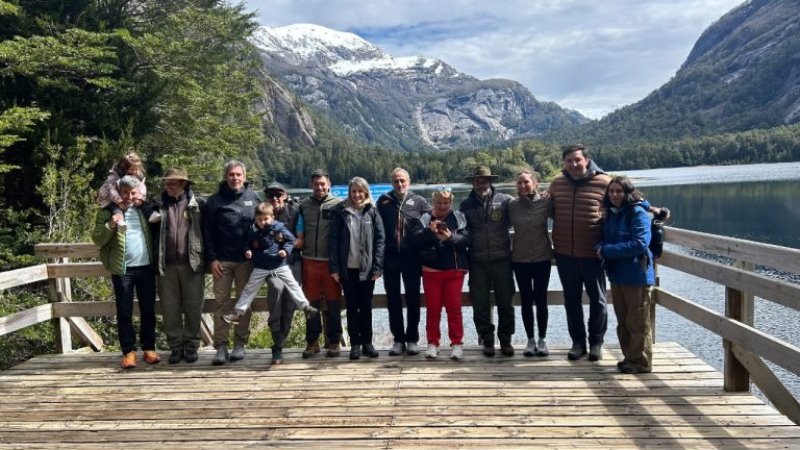 Fundadores de UTMB recorrieron el Parque Nacional Nahuel Huapi