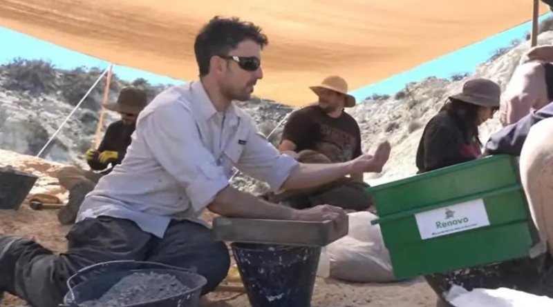 Comenzó el streaming paleontológico del CONICET en Río Negro